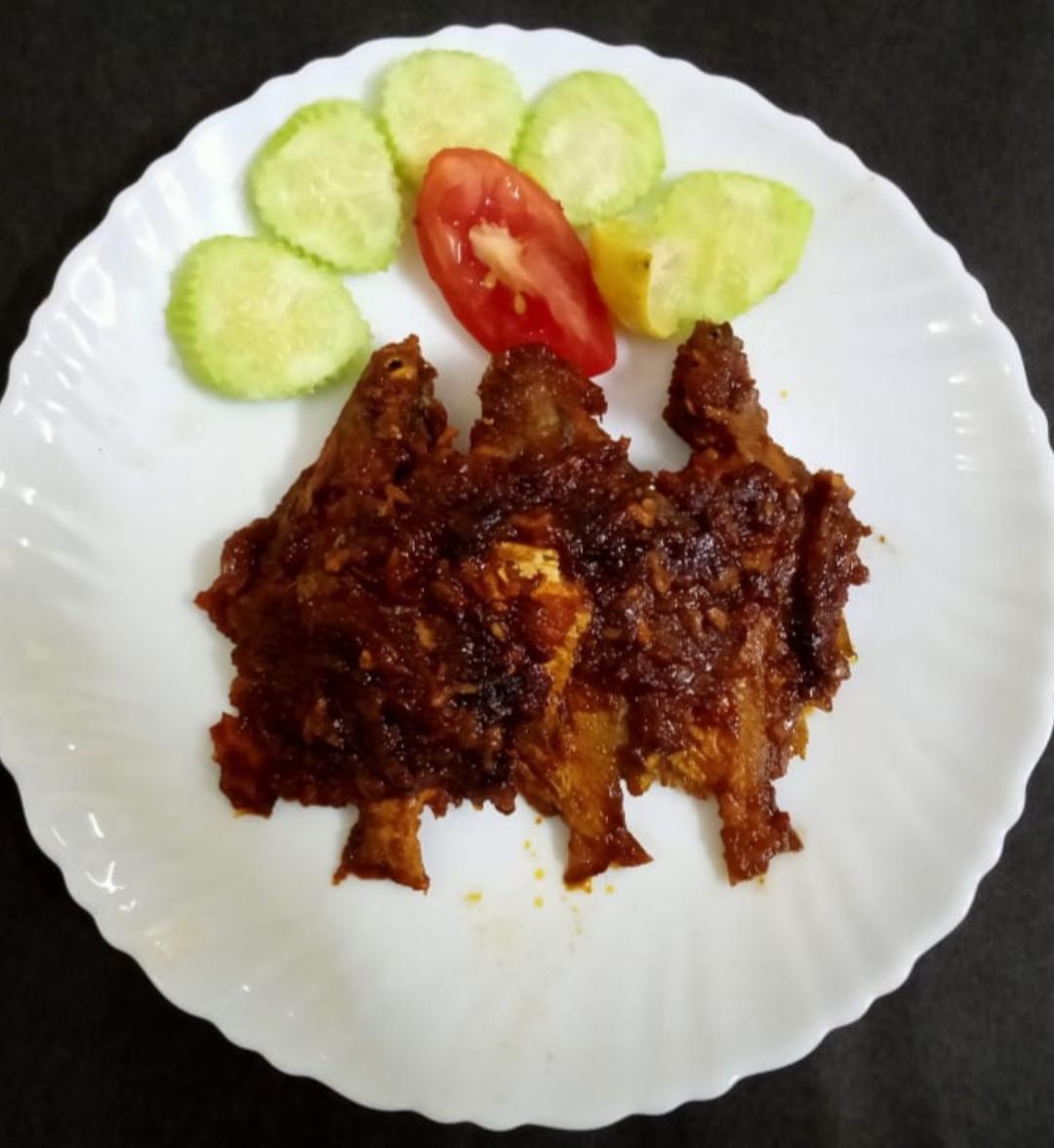 Spicy Baked Pomfret